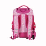 Mochila Elf C/carro B.goma 6464A 2 Div Rosa
